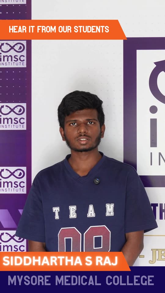 Siddhartha S Raj, Mysore Medical College